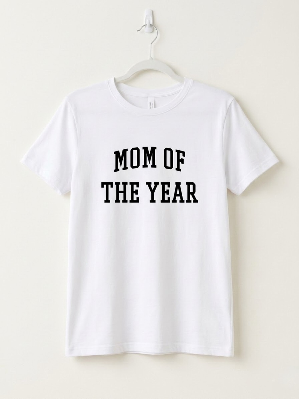 Favorite Daughter Mom of the Year White Graphic Tee